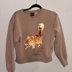 Wizarding World of Harry Potter Tokyo Crookshanks Sweatshirt - RARE LIKE NEW